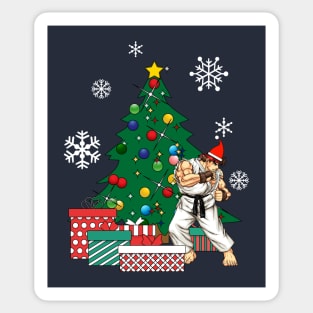 Ryu Around The Christmas Tree Sticker